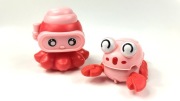 zabawki figurki naciskane jeżdżące krab i robocik Mega Creative 2 sztuki