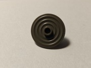 Lego 3876 tarcza ciemnoszara / dark grey