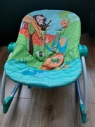 bujaczek, leżaczek kolorowy dla niemowlaka