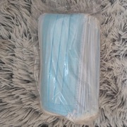 Maseczki kosmetyczne niebieskie 50 szt.