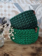 Zestaw koszyków ze sznurka