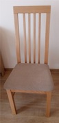 Krzesła drewniane 4 szt, Nowe, Domus.