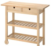 IKEA FÖRHÖJA Barek kuchenny, brzoza, 100x43 cm