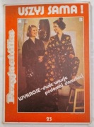 wykroje USZYJ SAMA! - dwie wersje podomki damskiej