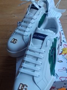 Buty firmy Dolce&Gabbana White Portofino NOWE z metkami rozmiar 45