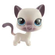 LITTLEST PET SHOP LPS - Kot Syjamski Kotek Plumella Crowne #70 [j427]