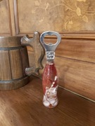 Otwieracz z podwodną sceną życia morskiego-lata 70