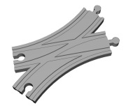 Tor tory IKEA LIDL BRIO drewniane - łącznik zamiennik skrzyżowanie rozjazd