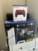 Sony PlayStation 5 Slim z napędem komplet Najnowsza rewizja