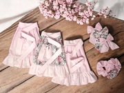 Fartuszek dziecięcy folk - 2 wzory różu