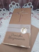 Karka - Pamiątka Bierzmowania papier eko i złoto