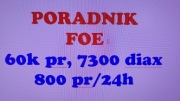 Poradnik Foe H - 60k PR, 7300 diax, 800 Pr/24h