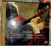 GEORGE FRIDERIC HANDEL - Complete Violin Sonatas [CD Album, harmonia mundi]