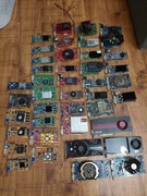 Złom komputerowy  karty graficzne  uszkodzone 9kg