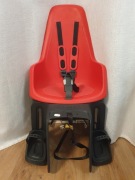 Fotelik rowerowy Bobike Maxi ONE E-BD 9-22 kg czerwony