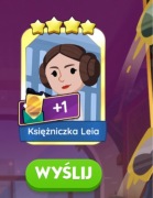 Monopoly go księżniczka leia złota karta
