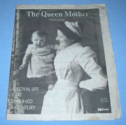 Stara gazeta The Mirror The Queen Mother 1900 - 2002