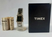 Zegarek damski Timex classic T2N031 vintage retro stal szlachetna cyrkonie