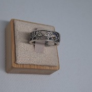 Piękny pierścionek z motywem dzień i noc S925 Apart By Dziubeka Yes