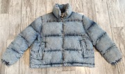 Kurtka puchowa jeansowa CIMINY Paris !Rozm.L