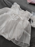 Sukienka do chrztu z opask