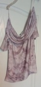 Bluzka , krótki rękaw, wielokolorowa, tunika, top, rozm M