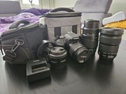 Canon EOS 2000D + 4 obiektywy + akcesoria | Bardzo dobry stan!