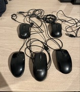 5 sztuk myszy optycznych na USB. Logitech, Gembird