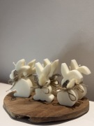 Zajączki ze świec sojowych na Wielkanoc 