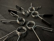 Zaciski sprężynowe do sztangi / hantli - metalowe