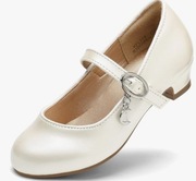 Dream Pairs baleriny sandały dziewczęce Mary Jane Ivory perłowe r. 36 