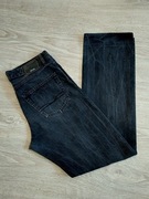 Hugo Boss spodnie jeansowe męskie jeansy dżinsy klasyczne czarne 34/34. L