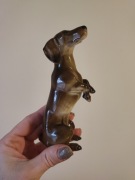 Figurka porcelana pies jamnik Hutschenreuther 