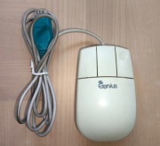 Mysz kulkowa Genius EasyMouse Retro PC Vintage, port szeregowy, 3 przyciski