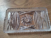 Spodek kryształowy podstaswka miseczka 20X11cm