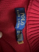 Czerwony sweter ralph lauren - oryginalny