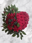 Kompozycja nagrobna serce 