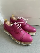 Skórzane różowe buty oxford Lloyd roz. 38