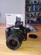 Lustrzanka Canon EOS 500D + obiektyw
