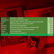 OKAZJA - NOWY Komputer do gier Ryzen 7 9800x3D, Geforce 4070 Ti SUPER