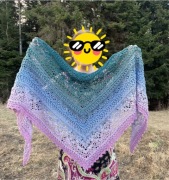 Szydełkowa chusta handmade
