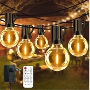 Girlanda Świetlna Z Pilotem Zewnętrzna Na Taras Ogród Działkę