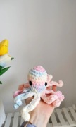 Ośmiornica na szydełku handmade, dekoracja