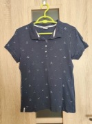 393. Granatowa koszulka polo damska rozmiar 36/38