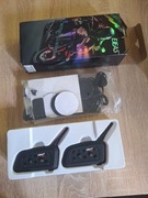 Qaurora V6 BT Interphone 1200m interkom motocyklowy 2szt