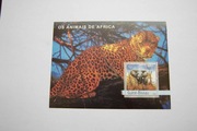 Gwinea Bissau Sw 2094** jaguar, słoń /ms/