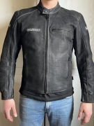 Kurtka motocyklowa Vanucci skórzana 50 L czarna