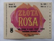 Etykieta Polska -  napoje PRL 4 ^