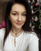 Naszyjnik z granatem, cytrynem i hematytem. 