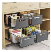 4x Szuflada Wysuwana Półka Do Przechowywania Kosz Cargo